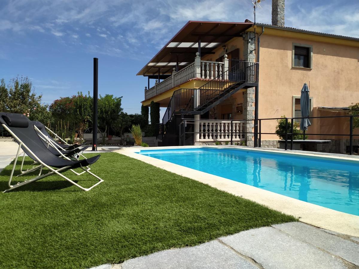 Casa Rural Mi Descanso Valdefuentes de Sangusín Esterno foto